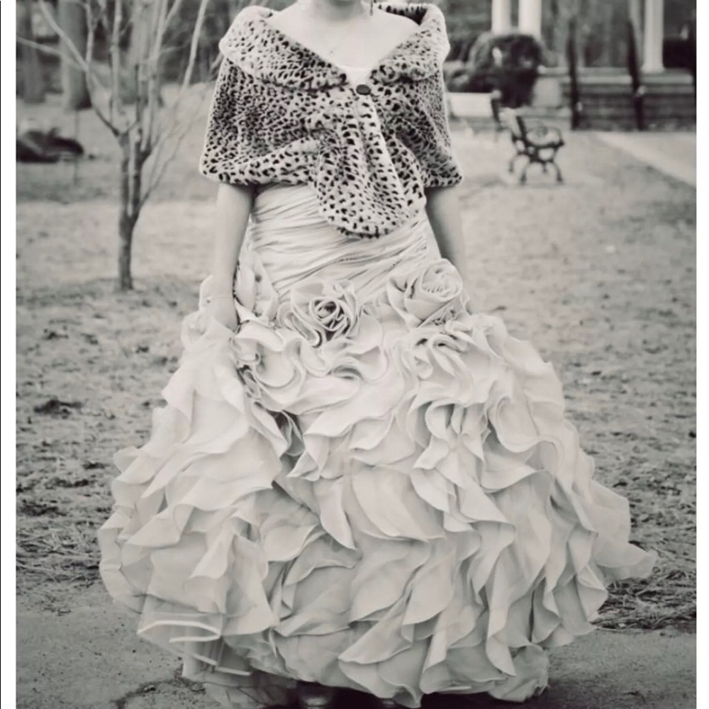Jovani custom made beaded ball gown- collectors item!